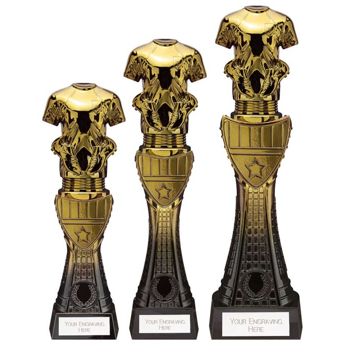 FUSION VIPER SHIRT AND BOOT RESIN TROPHY - 3 SIZES - 25.5CM - 32CM